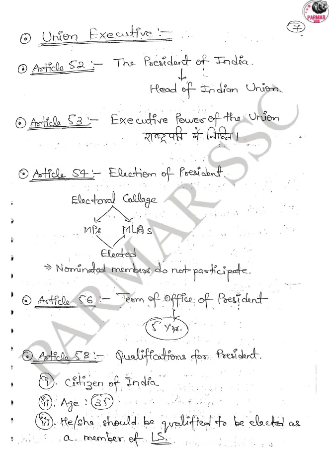 update Parmar SSC Polity Notes PDF